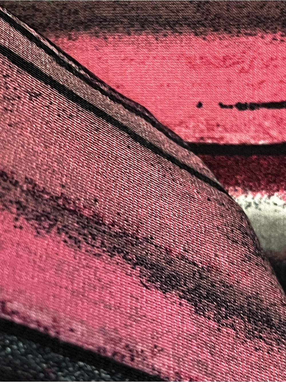 NWT Striped Pink & Black Layered Tank Top - size 3X, Oversized - Picture 6 of 8